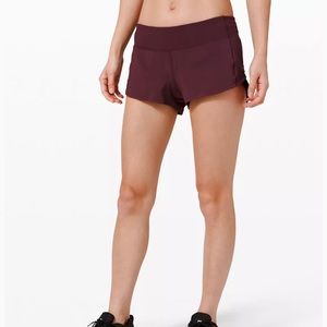 Lululemon Speed Up Shorts 2.5” size 4